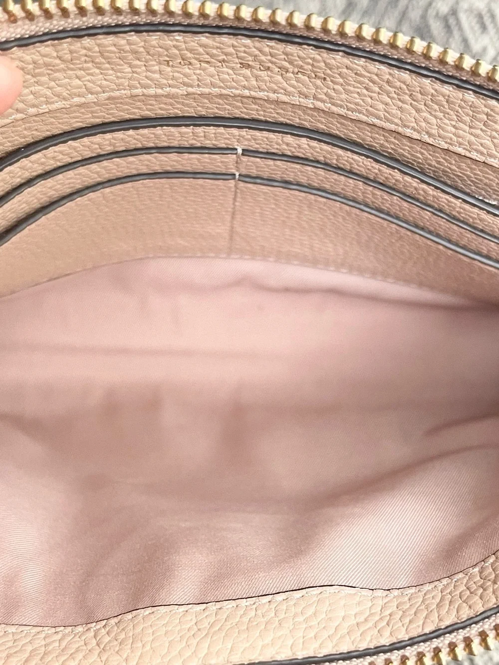Tory Burch Light Pink Cream Crossbody Bag